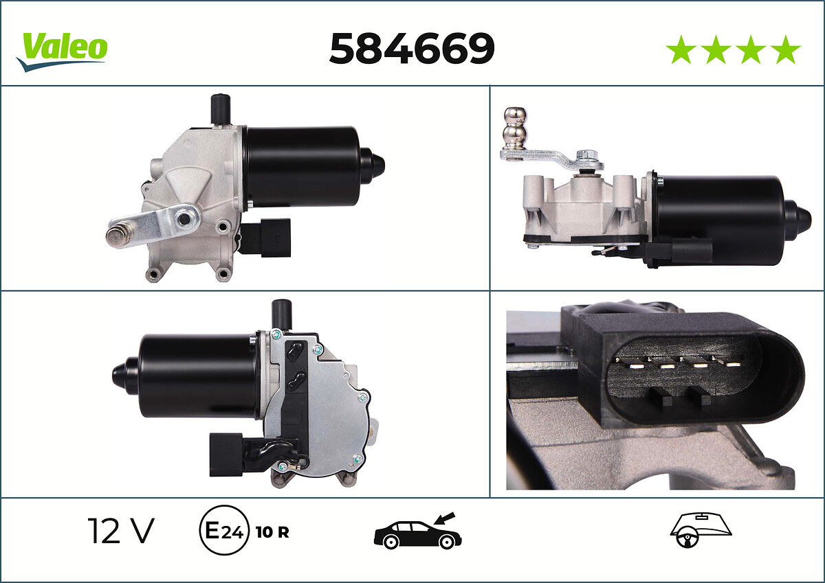 Moteur d'essuie-glace VALEO 584669